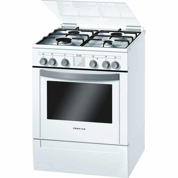 Profilo FRS4110WML Freestanding Gas hob A Grey,White cooker
