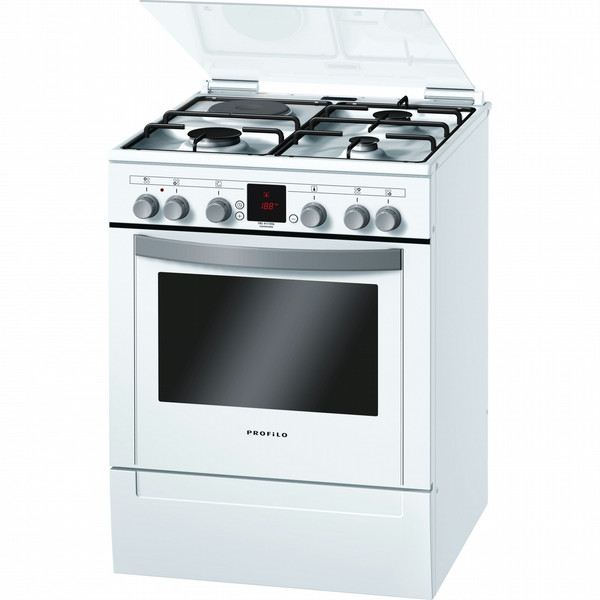 Profilo FRS4111ESL Freestanding Combi hob A Grey,White cooker