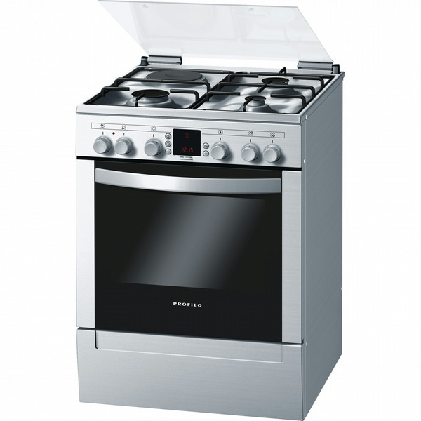 Profilo FRS5111EML Freistehend Combi hob A Edelstahl Küchenherd