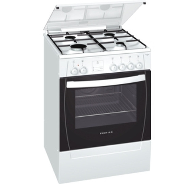 Profilo FRT4001DG Freestanding Gas hob White cooker