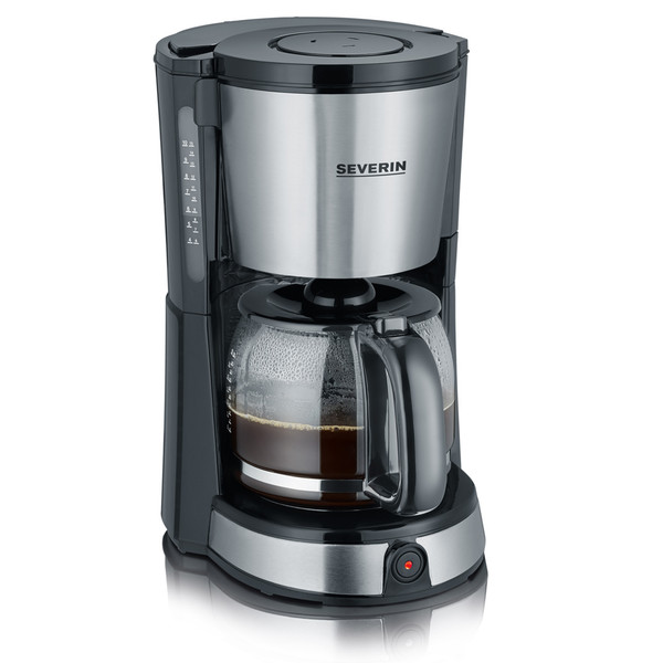 Severin Select Drip coffee maker 10cups Black,Stainless steel