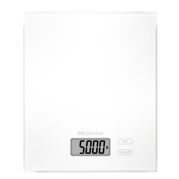 Medisana KS 210 Tabletop Rectangle Electronic kitchen scale White