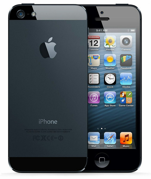 Apple iPhone 5 Одна SIM-карта 4G 16ГБ Черный смартфон