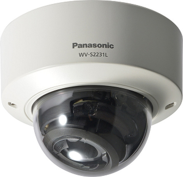 Panasonic WV-S2231L IP В помещении и на открытом воздухе Dome Белый камера видеонаблюдения