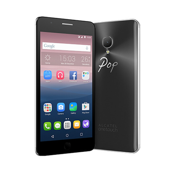 Alcatel POP UP Две SIM-карты 4G 16ГБ Черный смартфон