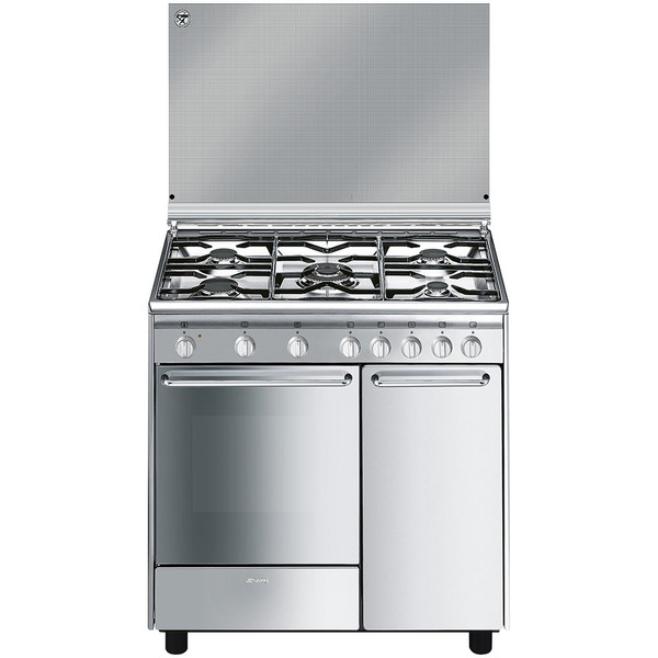 Smeg CX9SV2 Freistehend Gas hob A Edelstahl Küchenherd