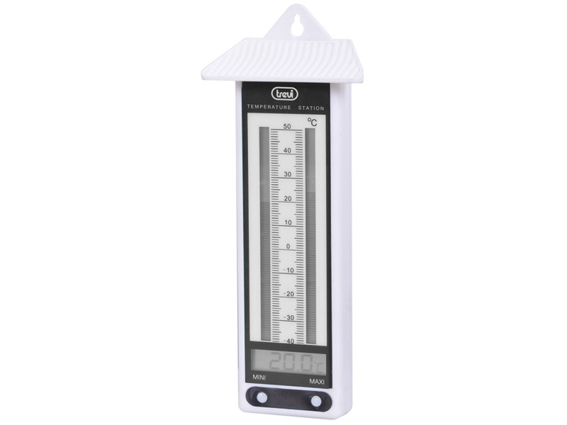Trevi TE 3008 Innen/Außen Electronic environment thermometer Weiß