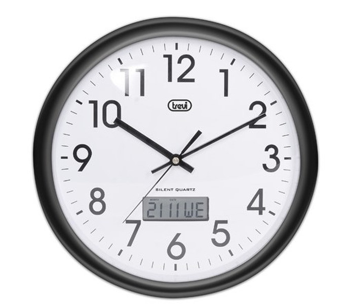 Trevi OM 3309 C Mechanical wall clock Circle Black