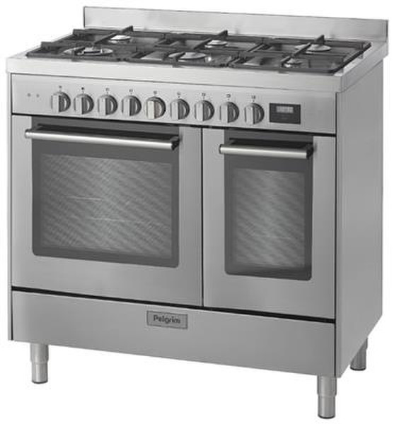 Pelgrim NF970RVSA Freestanding Gas hob A Stainless steel cooker