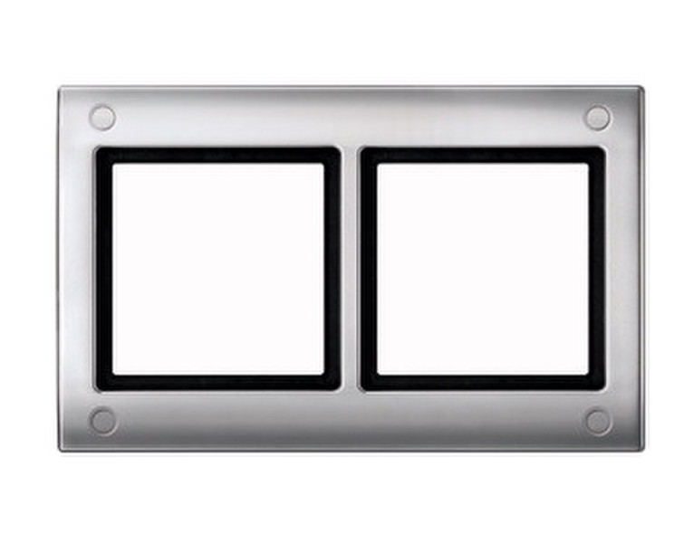 Merten 401260 Aluminium switch plate/outlet cover