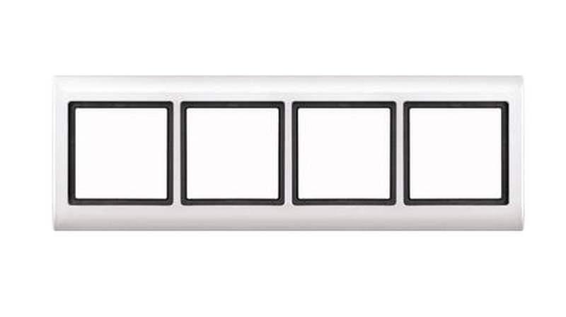 Merten 400414 White switch plate/outlet cover