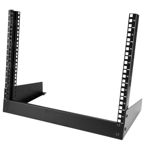 StarTech.com 8U Desktop Rack - 2-Post Open Frame Rack