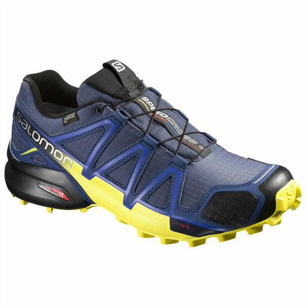 Salomon Speedcross 4 GTX Adult Male Black,Blue,Yellow 40 sneakers