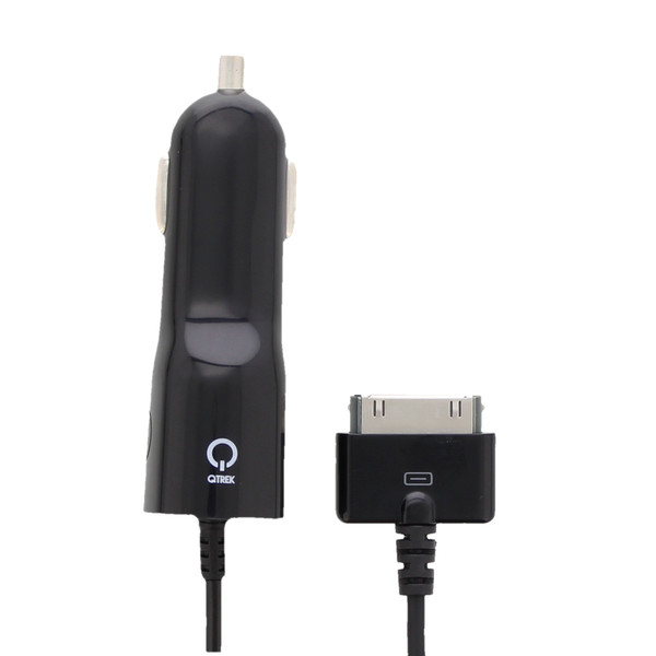 Qtrek QTRCAC00001 Auto Black mobile device charger
