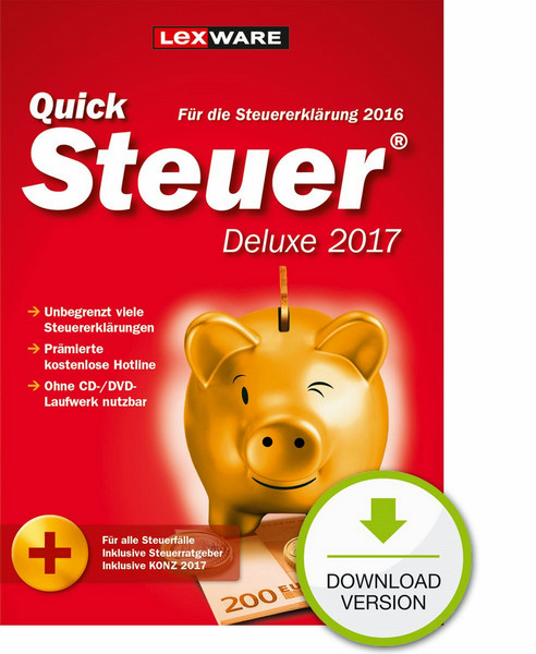 Lexware QuickSteuer Deluxe 2017