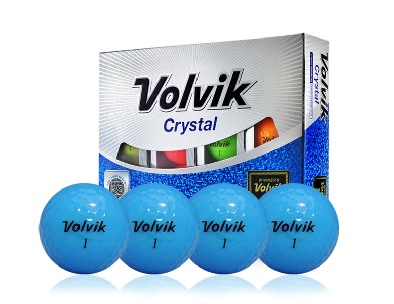 Volvik Crystal 12шт Синий мяч для гольфа