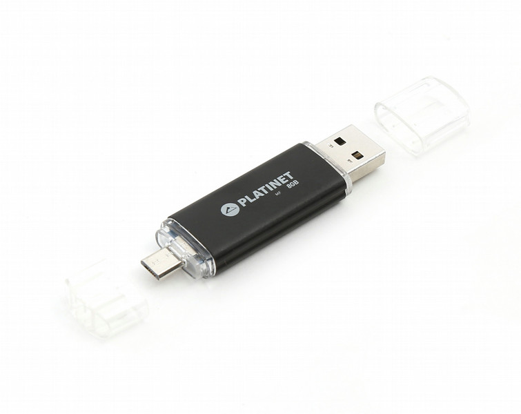 Platinet AX-DEPO, 8GB 8ГБ USB 2.0 Type-A Черный USB флеш накопитель