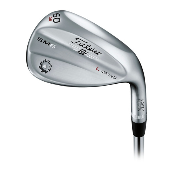 Titleist Vokey Design SM6 Männlich Lob wedge Rechtshändig 889mm Schwarz, Chrom Golfschläger