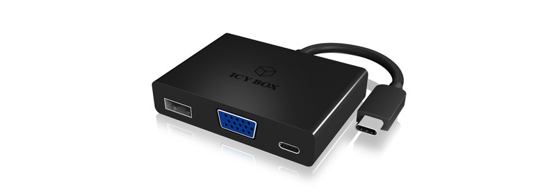 ICY BOX IB-DK4032-CPD USB 3.0,VGA интерфейсная карта/адаптер
