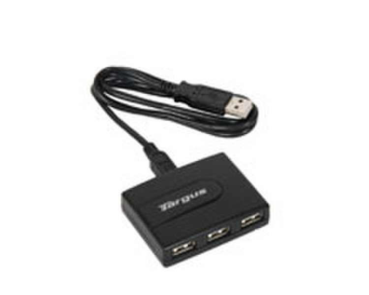 Targus 2.0 USB 4 Port Hub Black interface hub