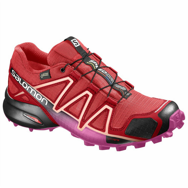 Salomon SPEEDCROSS 4 GTX W Adult Female Pink,Red,Yellow sneakers