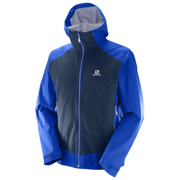 Salomon LA COTE Universal Winter sports jacket Male M Black,Blue