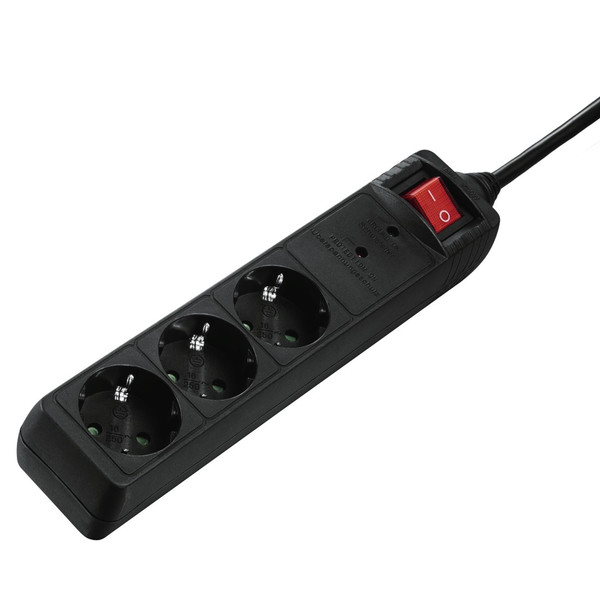 Hama 00137261 3AC outlet(s) 230V 1.3m Black surge protector