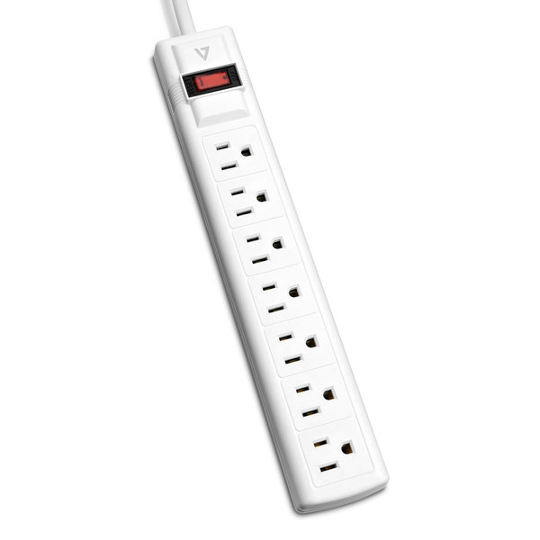 V7 SA0712W-9N6 7AC outlet(s) 3.6m White surge protector