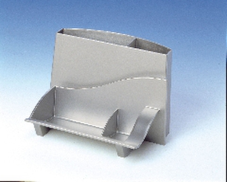 MAUL Multibox MAULwave. Silver Kunststoff Silber Schreibtischablage