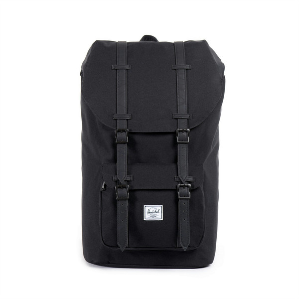 Herschel Little America Stoff, Metall Schwarz