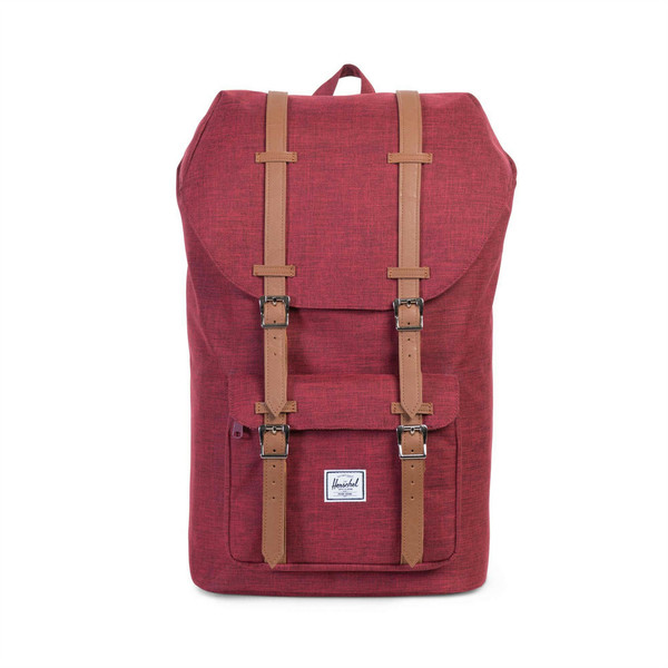 Herschel Little America Fabric,Fleece,Metal Brown,Red