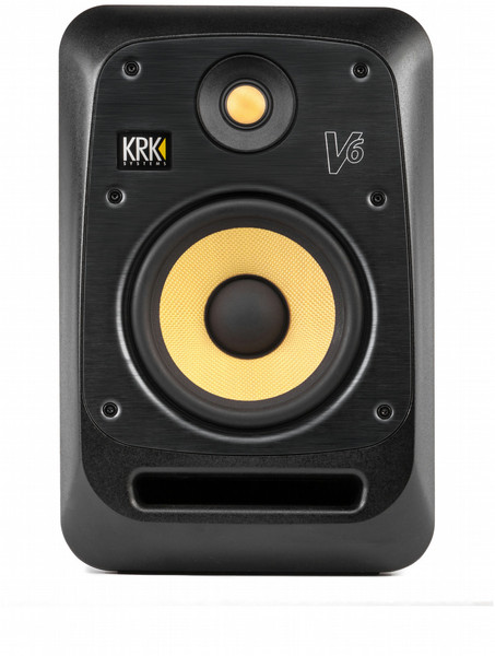 KRK V6 S4 155Вт Черный, Желтый акустика
