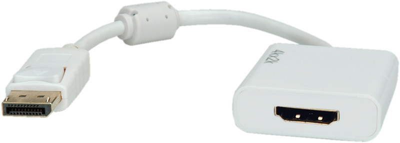 ROLINE 12.03.3162 0.15m DisplayPort HDMI White