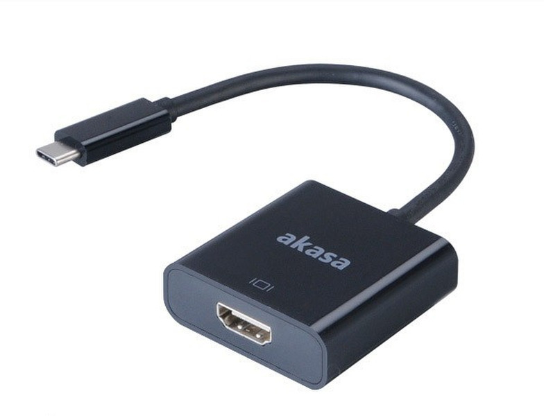 Akasa AK-CBCA04-15BK USB Type-C HDMI Черный кабельный разъем/переходник
