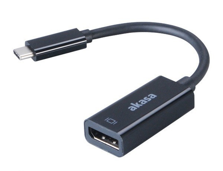 Akasa AK-CBCA05-15BK USB Type-C DisplayPort Черный кабельный разъем/переходник