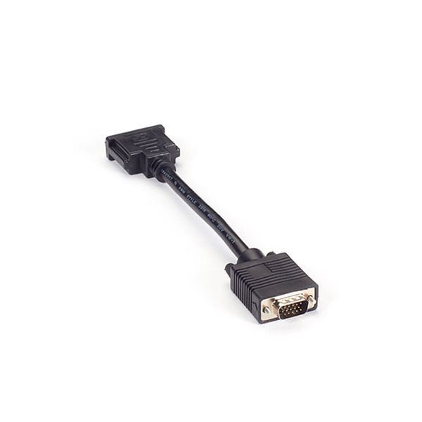 Black Box VA-VGA-DVII 2.03m VGA (D-Sub) DVI-I Schwarz Videokabel-Adapter