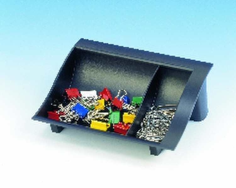 MAUL Clipbox MAULwave. Black Plastic Black desk tray