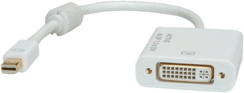 ROLINE 12.03.3137 0.1m Mini DisplayPort DVI-D White