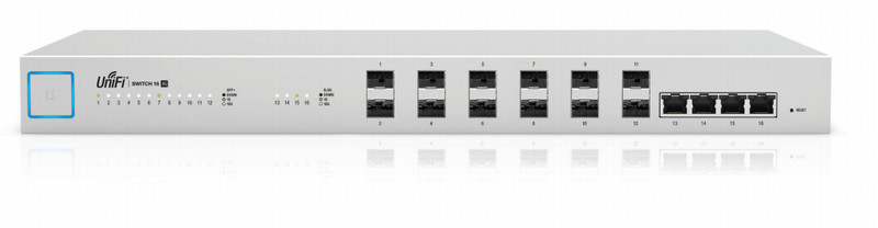 Ubiquiti Networks UniFi US-16-XG gemanaged L2 10G Ethernet (100/1000/10000) 1U Grau Netzwerk-Switch