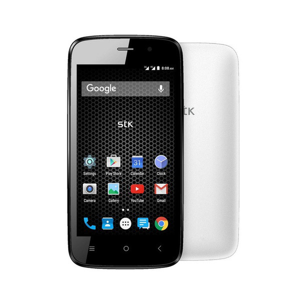 STK Storm 4 Две SIM-карты 4G 8ГБ Черный, Белый смартфон