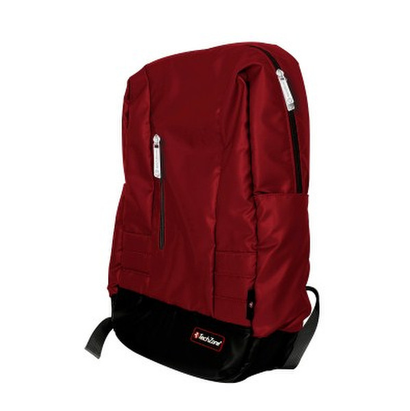 TechZone TZ16LBP22 Nylon Schwarz/Rot Rucksack