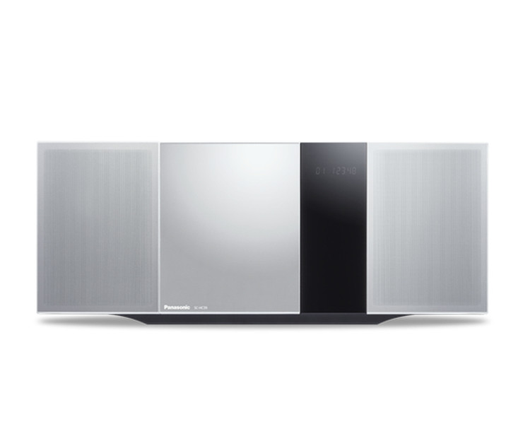 Panasonic SC-HC39PU-S Mini set 40W Schwarz, Silber Home-Stereoanlage