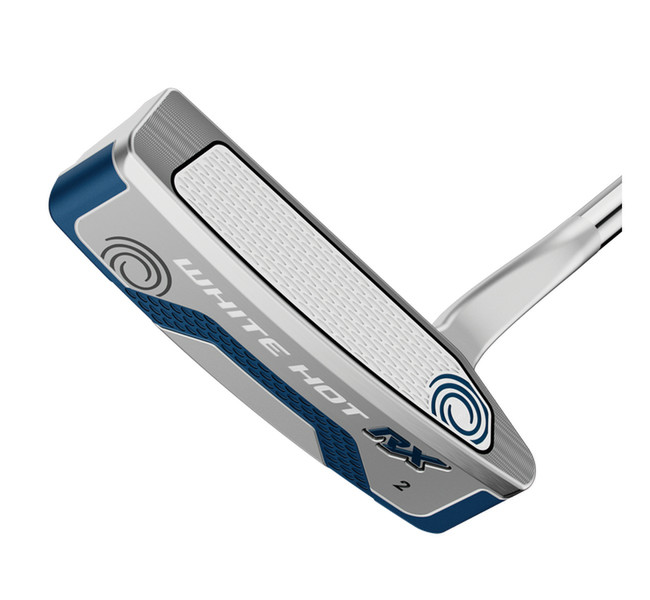 Odyssey Golf White Hot RX #2 Blade Putter, 35", RH, Steel, White Hot RX Blue Grip golf club golf club