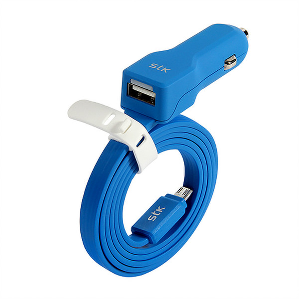 STK CARFLMICROBL/PP6 Auto Blue mobile device charger