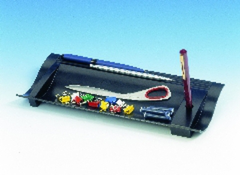 MAUL Pen Tray MAULwave. Black Kunststoff Schwarz Schreibtischablage