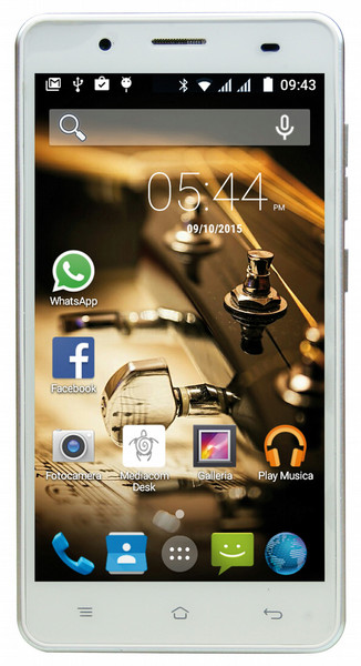 Mediacom PhonePad Duo G511 Dual SIM 4G 8GB Grau, Weiß Smartphone