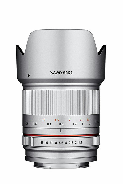 Samyang 21mm F1.4 ED AS UMC CS MILC Wide lens Silver