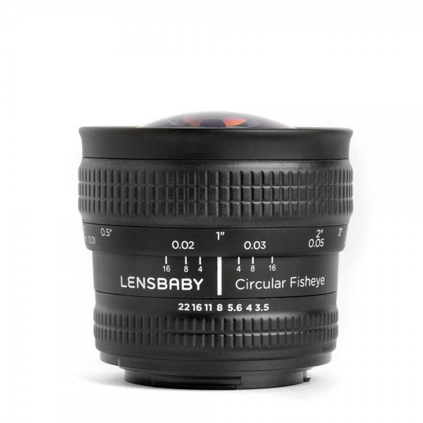 Lensbaby Circular Fisheye SLR Wide fish-eye lens Schwarz