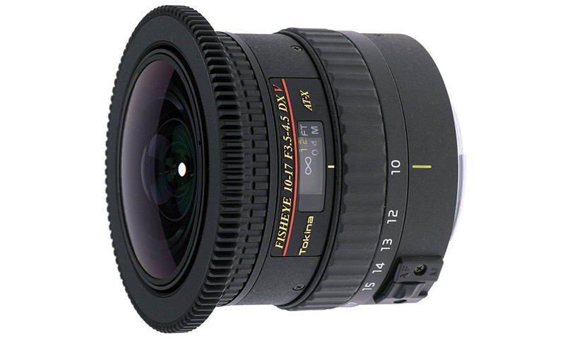 Tokina AT-X 107 DX NH V Fisheye SLR Wide fish-eye lens Black