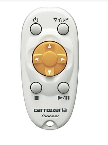 Pioneer CD-KR1 Нажимные кнопки Белый, Желтый пульт дистанционного управления